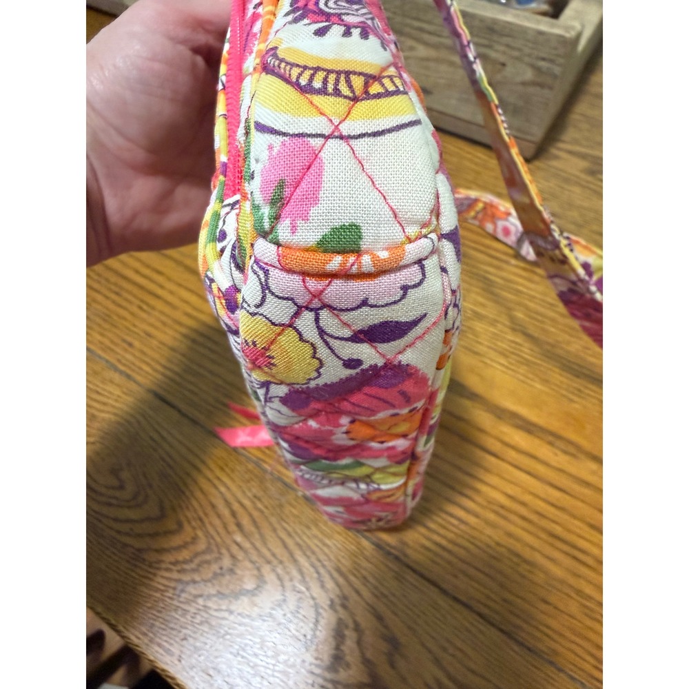 Vera Bradley Little Hipster Crossbody Bag in Clementine floral and paisley - Picture 7 of 16